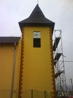 Kremnička - zvonica v centre obce
